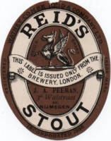 Buitenlandse bieren voor Nederlandse markt (etiket Nederlandse plaatsnaam), Reid's Stout