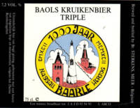 Buitenlandse bieren voor Nederlandse markt (etiket Nederlandse plaatsnaam), Baols Kruikenbier Triple