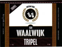 Buitenlandse bieren voor Nederlandse markt (etiket Nederlandse plaatsnaam), Van Waalwijk Tripel