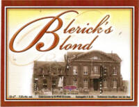 Buitenlandse bieren voor Nederlandse markt (etiket Nederlandse plaatsnaam), Blerick's Blond