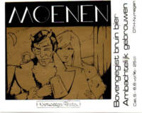 Buitenlandse bieren voor Nederlandse markt (etiket Nederlandse plaatsnaam), Moenen Bruin Bier