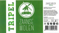 Buitenlandse bieren voor Nederlandse markt (etiket Nederlandse plaatsnaam), Zaanse Molen Tripel
