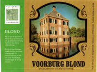 Buitenlandse bieren voor Nederlandse markt (etiket Nederlandse plaatsnaam), Voorburg Blond