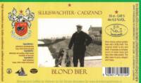 Buitenlandse bieren voor Nederlandse markt (etiket Nederlandse plaatsnaam), Sluuswachter - Cadzand Blond Bier
