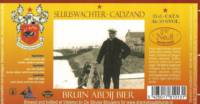 Buitenlandse bieren voor Nederlandse markt (etiket Nederlandse plaatsnaam), Sluuswachter - Cadzand Bruin Abdij Bier