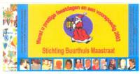 Stadsbierbrouwerij Apeldoorn, Stichting Buurthuis Maastraat wenst u prettige feestdagen en een voorspoedig 2003
