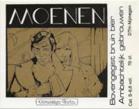 Buitenlandse bieren voor Nederlandse markt (etiket Nederlandse plaatsnaam), Moenen Bruin Bier