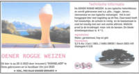 Brouwerij Donselaer, Oener Rogge Weizen