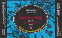 Brouwhuis aan de Werf, Deuk in je wang Black IPA