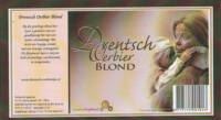 Buitenlandse bieren voor Nederlandse markt (etiket Nederlandse plaatsnaam), Drentsch Oerbier Blond