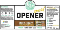 Opener Bier, Jack's Legacy Bourbon Whiskey