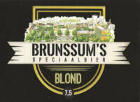 Buitenlandse bieren voor Nederlandse markt (etiket Nederlandse plaatsnaam), Brunssum's Blond