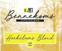 Buitenlandse bieren voor Nederlandse markt (etiket Nederlandse plaatsnaam), Bennekoms Hoekelums Blond