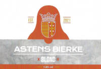 Buitenlandse bieren voor Nederlandse markt (etiket Nederlandse plaatsnaam), Astens Bierke Blond