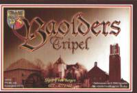 Buitenlandse bieren voor Nederlandse markt (etiket Nederlandse plaatsnaam), Baolders Tripel