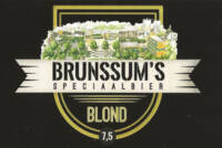 Buitenlandse bieren voor Nederlandse markt (etiket Nederlandse plaatsnaam), Brunssum's Blond
