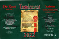 Bierbrouwerij De Roos Anno 1877, Trendement 2022 Saison