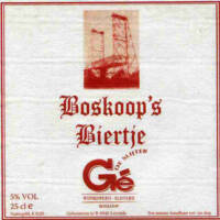 Buitenlandse bieren voor Nederlandse markt (etiket Nederlandse plaatsnaam), Boskoop's Biertje