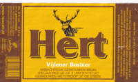 Buitenlandse bieren voor Nederlandse markt (etiket Nederlandse plaatsnaam), Hert Vijlener Bosbier Bruin Bier