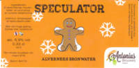 Brouwerij Antonius, Speculator Alvernees Bronwater Brouwerij Antonius, Speculator Alvernees Bronwater
