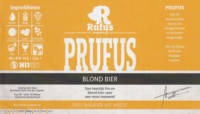 Brouwerij Rufus, Prufus Blond Bier