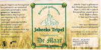 Dorpsbrouwerij De Maar, Jabeeks Tripel