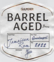 Gulpener Bierbrouwerij, Barrel Aged Beer Jamaican Rum Quadrupel