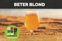 Buitenlandse bieren voor Nederlandse markt (etiket Nederlandse plaatsnaam), Beter Blond