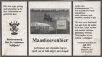 Bierbrouwerij Sint Servattumus, Maashoevenbier