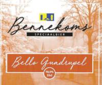 Buitenlandse bieren voor Nederlandse markt (etiket Nederlandse plaatsnaam), Bennekoms Bello Quadrupel
