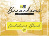 Buitenlandse bieren voor Nederlandse markt (etiket Nederlandse plaatsnaam), Bennekoms Hoekelums Blond