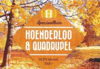 Buitenlandse bieren voor Nederlandse markt (etiket Nederlandse plaatsnaam), Hoenderloo Quadrupel