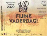 Brouwerij Klein Duimpje, Fijne Vaderdag 2022
