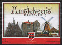 Buitenlandse bieren voor Nederlandse markt (etiket Nederlandse plaatsnaam), Amstelveen's Blond