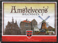 Buitenlandse bieren voor Nederlandse markt (etiket Nederlandse plaatsnaam), Amstelveen's Blond