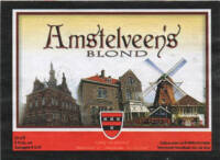 Buitenlandse bieren voor Nederlandse markt (etiket Nederlandse plaatsnaam), Amstelveen's Blond