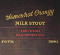 Amateurs, Somewhat Orangy Milk Stout