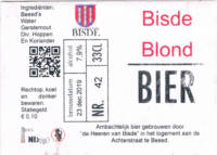 De Heeren van Bisde, Bisde Blond Bier