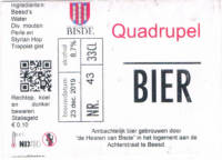 De Heeren van Bisde, Quadrupel bier