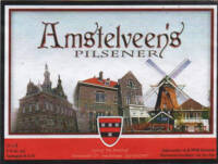 Buitenlandse bieren voor Nederlandse markt (etiket Nederlandse plaatsnaam), Amstelveen's Pilsener