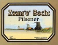 Buitenlandse bieren voor Nederlandse markt (etiket Nederlandse plaatsnaam), Zaans"e" Bocht Pilsener