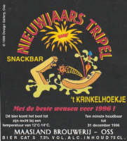 Maasland Brouwerij, Nieuwjaars Tripel 't Krinkelhoekje