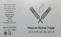 Eric's Beer Craft (EBC), Hooi en Klomp Triple