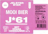 Brouwerij Jelster, Mooi Bier  J*61 IPA