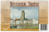 Buitenlandse bieren voor Nederlandse markt (etiket Nederlandse plaatsnaam), Deventer Triple