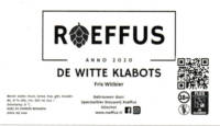 Speciaalbier Brouwerij Roeffus, De Witte Klabots Fris Witbier