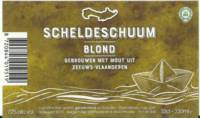 Buitenlandse bieren voor Nederlandse markt (etiket Nederlandse plaatsnaam), Scheldeschuum Blond