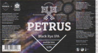 Brouwerij Pronck, Petrus Black Rye IPA