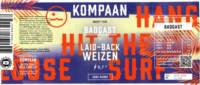 Kompaan Dutch Craft Beer Company, Badgast Laid-Back Weizen Kompaan Dutch Craft Beer Company, Badgast Laid-Back Weizen