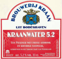 Brouwerij Kraan (Bodegraven), Kraanwater 5.2